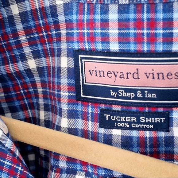 Vineyard Vines Men’s Plaid Button-Up Shirt – Size L - Picture 6 of 9